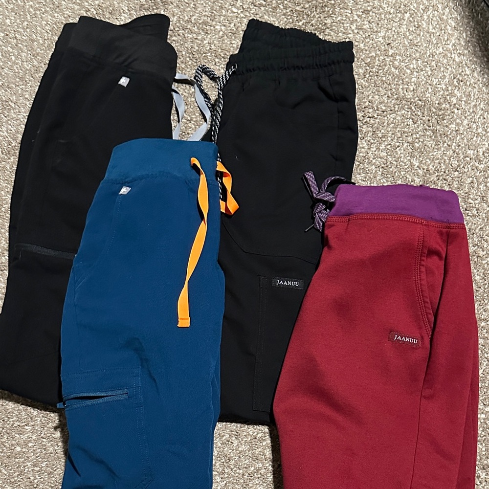 Figs Kids Sweatpants & Joggers - Black, Blue, Red, Purple